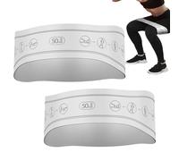 Exercise Resistance Bands - Silicone Elastic Belt Durable Elastic Strength Support | Glute Workout Band, Bodybuilding Tool, Yoga, Pilates, Equipment