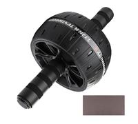 Exercise Roller Wheels - Core Strength Equipment, Abdominal Trainer Roller | Annti-Slip Handles with Knee Pad, Ergonomic Ab Machine for Home Gym, Comppact Workout Tool for Abs & Obliques