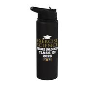 Exercise Science Degree Unlocked Class of 2026 Stainless Steel Insulated Water Bottle