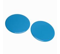 Exercise Sliders, Round ABS Fitness Discs Compact 7in Diameter for Hardwood Floor (Blue)