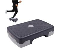 Exercise Step Aerobic Stepper - Non Slip Body Shaping Training Platform Lightweight Durable Stable Safe Design Easy to Use Cardio Fat Burning | Home Gym Routin