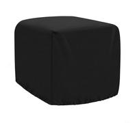 Exercise Stepper Cover Protective Waterproof Dust Cover with Adjustable Drawstring for Indoor Outdoor Use Multiple Sizes Black Oxford Fabric(63.5 * 51 * 30.5cm)