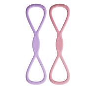 Exercise Stretch Band - 8-Figure Shoulder Training Rope, Arm Flexibility Resistance Strap for Yoga Gym Back Chest Leg Stretching Fitness Workout Home Indoor Outdoor Travel Use