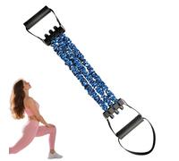 Exercise Stretch Bands, 3-Hole Resistance Stretcher for Body Stretching, Latex Fitness Equipment Adjustable Chest Expander High Elasticity Pedal Puller for Indoor Muscle Body