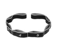 Exercise Training Straps, Numbered Eight Segment Elastic, Stretch Resistance Workout Aid, Muscle Power Development Gear, Personal Practice Conditioning Use, Female Male Yoga Pilates Studio