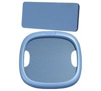 Exercise Wheel - 360 Degree Rotating Abdominal Wheel Plate Mat | Fitness Tool for Women Waist Strength Trainer for Home Gym