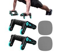 Exercise Wheel,Foldable Abdominal Wheel for Full-Body - Non-Slip Lightweight Equipment Machine for Core Strength Training Fitness Pilates Women Men Home Indoor Outdoor
