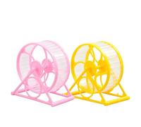 Exercise wheel for hamster - Breathable cage running toy | Rùeda dè dè activities for small pets | Fun fitness accessory for hamster, gerbil, hedgehog, bunny, bear d