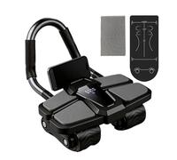 Exercise Wheel - with Elbow Support Trainer,Built-in Phone Holder Abs Roller - for Home Gym Bedroom Apartment Studio Room House