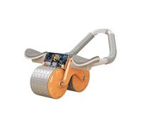 Exercise Wheels - 4D Ab Roller for Abs Training, Orange Ab Wheel Roller with Non-Slip Handle for Core Training for Abs and Core Strength Training in the Gym