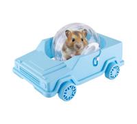 Exercise Wheels - Hamster Running Wheel in Car Shape | Stress Relief Fitness Toy for Gerbils, Chinchillas and Small Rodents | Cage Enrichment and Fun Exercise