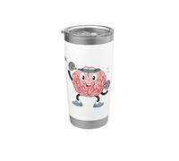Exercise Your Brain - Work Out Your Brain Teacher Stainless Steel Insulated Tumbler