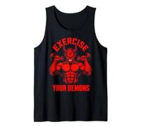 Exercise Your Demons Workout Devil Funny Gym Tank Top