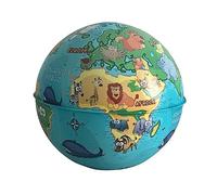 EXERZ 10CM Mini Globe (Wild Animal), With Money Bank Build In - English Map