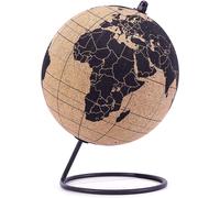 Exerz 14cm Natural Cork Globe 12 Push Pins Included - Education World Travel Marker Map. Pin and Mark Adventures, Memorable Places, Future H