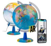 EXERZ 20cm Illuminated Globe AR (App) Interactive World Globe iOS
