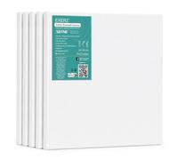 Exerz 24x30cm Pre Stretched Canvas 5 Pack 280gsm Cotton Painting
