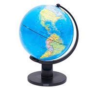 Exerz 25cm World Globe English Political Map Swivel Rotating Desk Globe