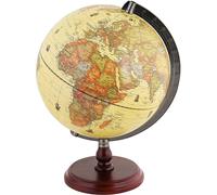 Exerz Antique Globe With A Wood Base - Dia 25cm World Globe Rotating