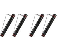 EXERZ Art Tubes 2pcs Drawing Tube/Poster Drafting Tube - Adjustable Teletube Expanding to Max 124cm - Arrow Tubes with a Strap - Artworks, Drawing, Flip Chart Storage (Pack of 2)