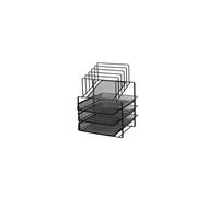 Exerz Desk Organizer 3 Layer Sliding Letter Trays with 5 Dividers - Upright Sections/Paper Sorter/Drawer/Desk Multifunctional File Holder fo