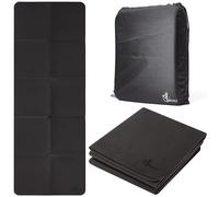 EXERZ Foldable Yoga Mat with a Carry Bag - Portable, Anti-Slip - Travel and Home Workouts