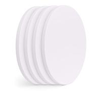 Exerz Stretched Canvas Round 30cm Diameter 4 Pack Cotton Acrlyic & Oil