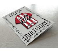 EXETER CITY FOOTBALL BIRTHDAY CARD - PERSONALISED FOOTBALL SHIRT FRIDGE MAGNET - THE BEST A FAN CAN GET!