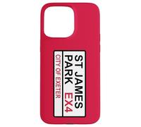 Exeter City St James Park Iconic Street Sign Case for iPhone 15 Pro Max