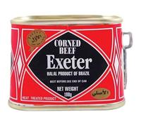 Exeter Corned Beef 340g - Premium Tinned Corned Beef - Ready to Eat - Bulk Catering Pack (24 x 340g Cans)