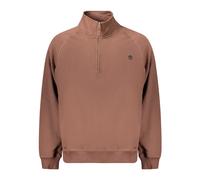 Exeter River Embroidered Logo Quarter-Zip Sweatshirt - male - Timberland - Zip-throughs - Brown - M - Sweatshirts & Hoodies M
