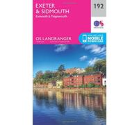 Landranger 192 Exeter & Sidmouth, Exmouth & Teignmouth Map With Digital Version - Pink, Pink One Size