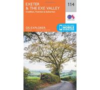 Exeter & the Exe Valley Map | Crediton, Tiverton & Dulverton | Ordnance Survey | OS Explorer Map 114 | England | Walks | Hiking | Maps | Adventure