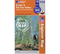 Exeter & The Exe Valley OS Explorer Map Active 114