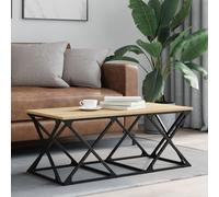 exeter wooden coffee table rectangular in sonoma oak