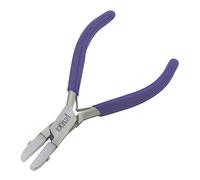 EXETON Jewelry Pliers Tool, Bail Making Pliers 6 in 1 Wire Wrapping Multi Step Loop Pliers, Chain Nose, Nylon Jaw Pliers, Round Nose Pliers, Beading Pliers DIY Art Craft Tools (Nylon Flat Nose Pliers)