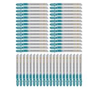 EXFEIN 50-piece HCS Jigsaw Blades for Softwood Plywood, Professional Accessory Jigsaw (T101BR)