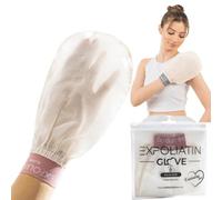EXFOLIATIN GLOVE Premium Turkish Bath Mitt, Traditional Hammam Kese Exfoliating Glove, Fake Tan and Dead Skin Remover (for ALL Skin Types) (%100 Silk)