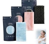 Exfoliating Antibacterial Shower Towel,Exfoliating Shower Towel,Antibacterial Towel,Exfoliating Body Scrubber for Men Women for Cleaning&spa
