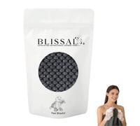 Exfoliating Antibacterial Shower Towel, Wash Cloths for Showering, Premium Scrub Wash Cloth for Body Face, All Skin Types (Black)