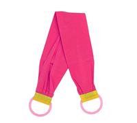 Exfoliating Bath Beauty Washcloth Deep Efficient Cleansing Large Contact Area Back Scrubber Towel (Pink)