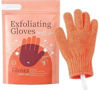 Exfoliating Bath Glove,Reusable Soft Body Scrub Gloves, Deep Oil Control Exfoliation Skin Polishing Shower Mitt,For Elbow Knee Full Body,For Elbow Knee Full Body for Men Women (1 Box)