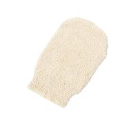 Exfoliating Bath Mitt, 1 Piece Hemp Linen Hard And Soft Texture Options Scrub Glove For Body Deep Cleansing for Shower, Spa, Massage(Beige)