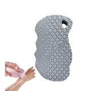 Exfoliating Bath Sponge, Exfoliating Bath Sponge, Double-Sided Ultra-Soft Fiber Sponge, Skin-Friendly Remover Dead Skin, Reusable Sponge Suitable for Adults and Children Bathing and Showering (Gray)