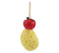 Exfoliating Bath Sponge Honeycomb Body Scrubber for Women, Yellow | Quick-drying Polyester and Plastic, Dense Foam Generation, Bathroom or Student Dorm Use, Gentle Exfoliation