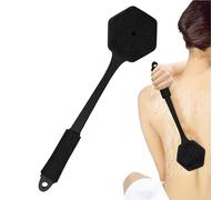Exfoliating Body Brush - Double Sided Shower Brush with Long Handle - Bath Accessory for Exfoliation Washing Massage for Women Elderly Men with Reduced Arm Mobility