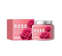 Exfoliating Body Scrub, Avocado & Aloe Vera & Rose Body Scrub Exfoliator, Help Plump & Smooth Skin, Daily Exfoliating Body Skin Care for All Skin Types，Rose