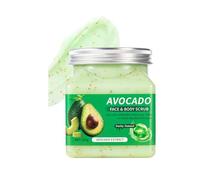 Exfoliating Body Scrub - Body Scrub Exfoliator, Fruit Extract Exfoliator, Exfoliating Makes the Skin Exceptionally Smooth and Soft, Suitable for All Skin Types (#avocado, 350ml)