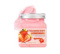 Exfoliating Body Scrub - Body Scrub Exfoliator, Fruit Extract Exfoliator, Exfoliating Makes the Skin Exceptionally Smooth and Soft, Suitable for All Skin Types (#strawberry, 350ml)