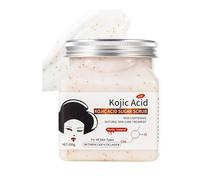 Exfoliating Body Scrub - Body Scrub Exfoliator, Fruit Extract Exfoliator, Exfoliating Makes the Skin Exceptionally Smooth and Soft, Suitable for All Skin Types (#kojic acid, 350ml)